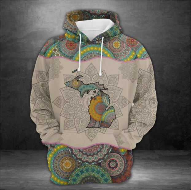 Michigan Mandala 3D hoodie