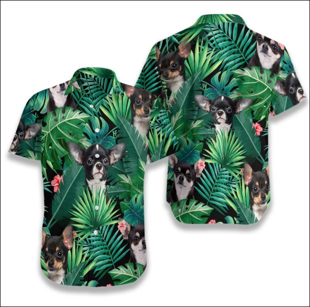 Chihuahua Tropical hawaiian shirt