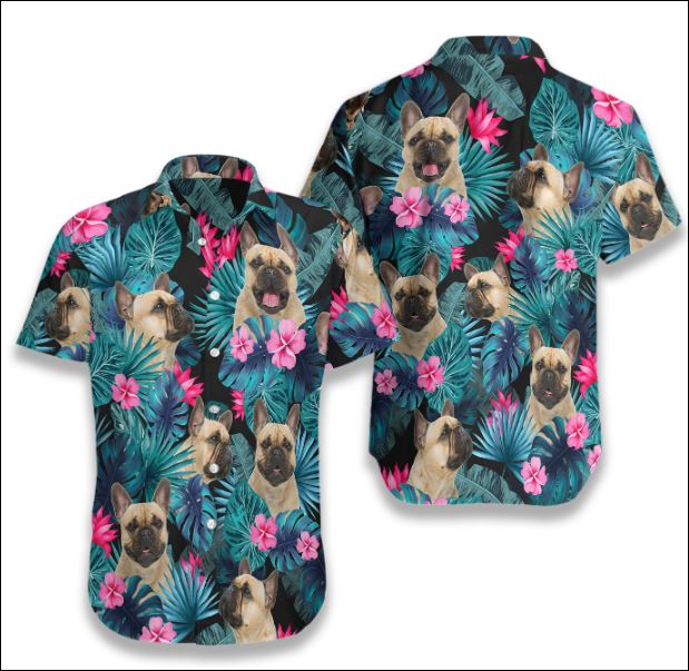 French Bulldog Tropical hawaiian shirt