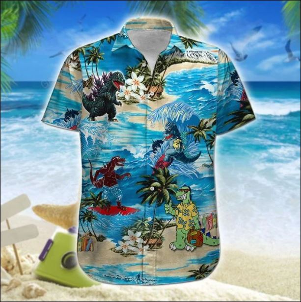 Godzilla hawaiian shirt