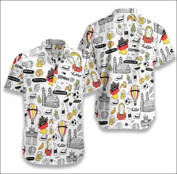 I Love Germany hawaiian shirt