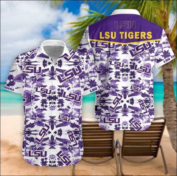 LSU Tigers tropical hawaiian shirt