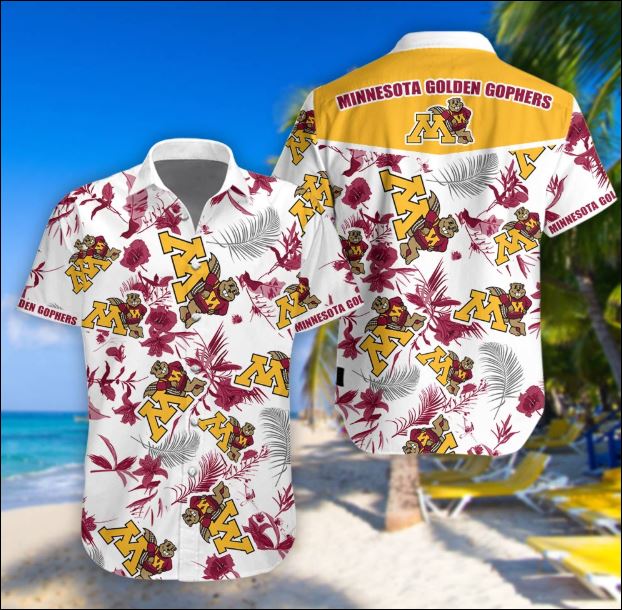 Minnesota Golden Gophers tropical hawaiian shirt