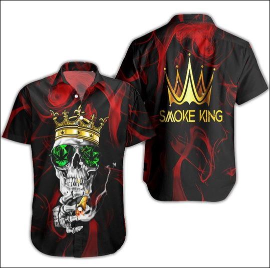 Smoke king weed hawaiian shirt