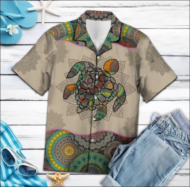 Turtle Mandala hawaiian shirt