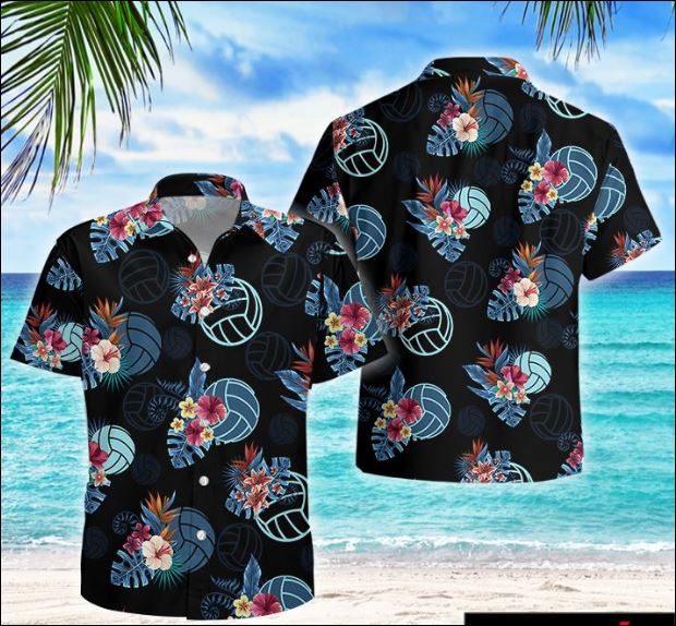 Volleyball tropical hawaiian shirt