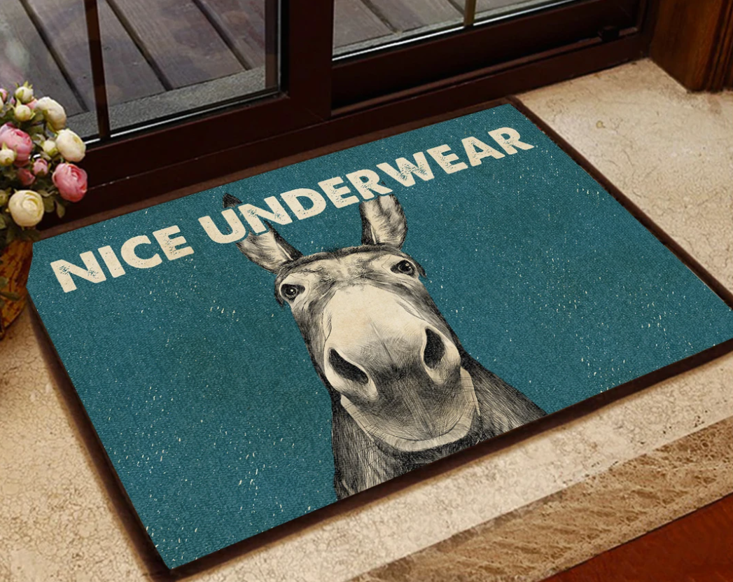 Donkey nice arse doormat