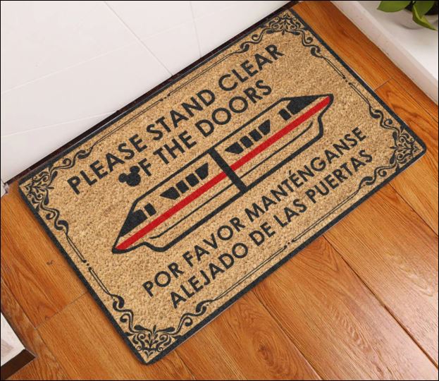 Please stand clear of the doors doormat