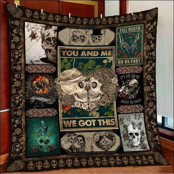 Jack Skellington and Sally 3D quilt