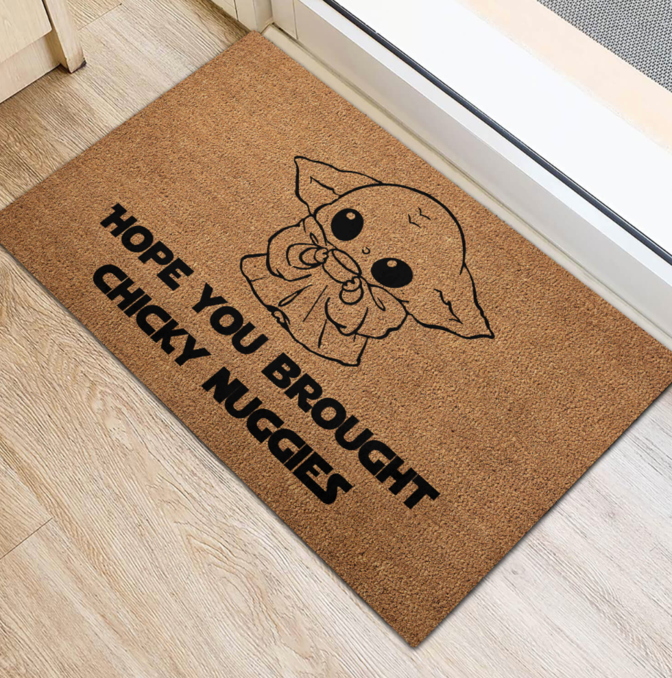 Pigs welcome people tolerated doormat