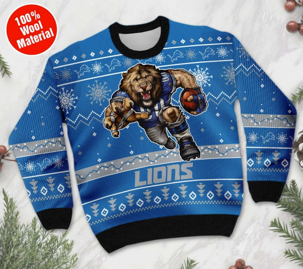Detroit Lions ugly sweater