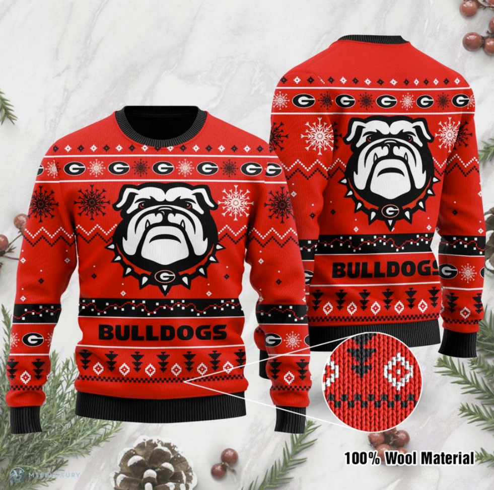 Georgia Bulldogs football ugly sweater