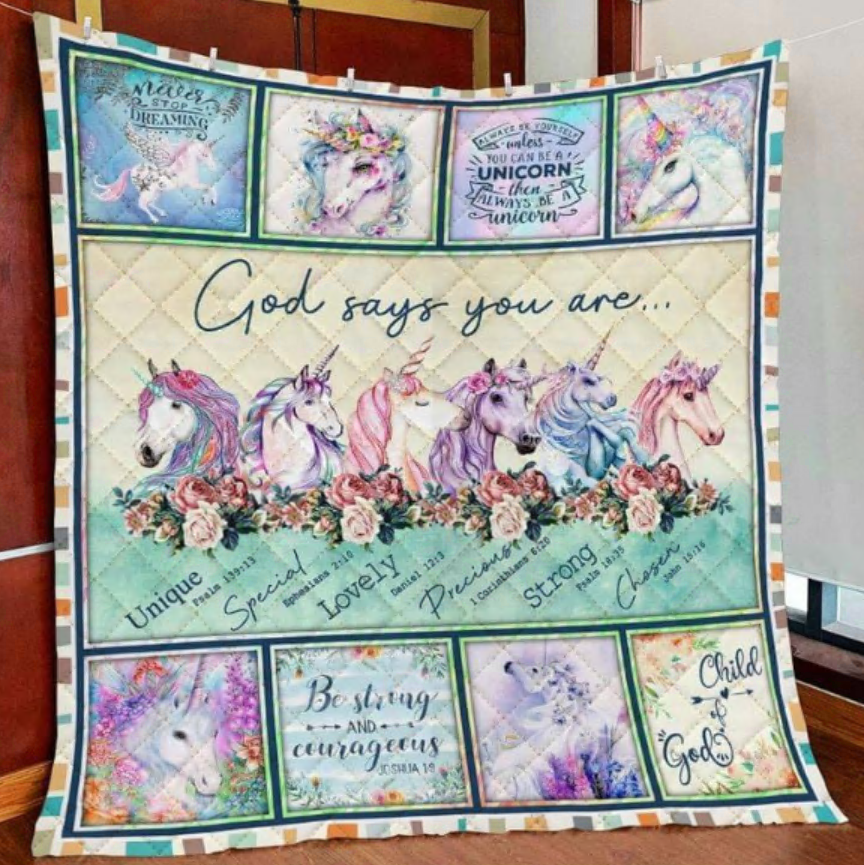 Snowflakes are kisses from heaven quilt