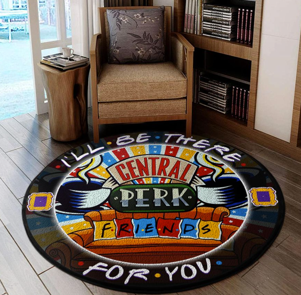 Friends i’ll be there for you Central Perk round rug
