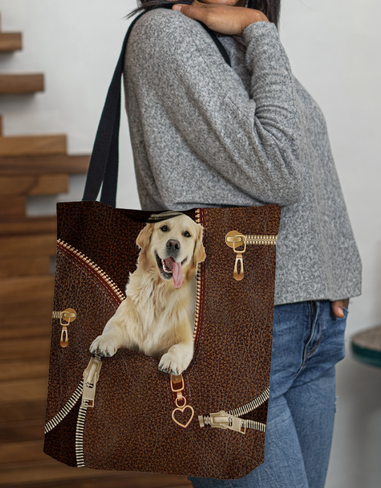 German Shepherd Zipper tote bag