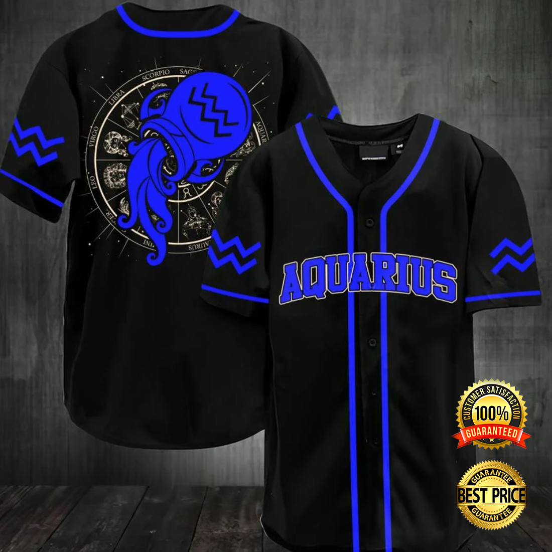 Aquarius baseball jersey