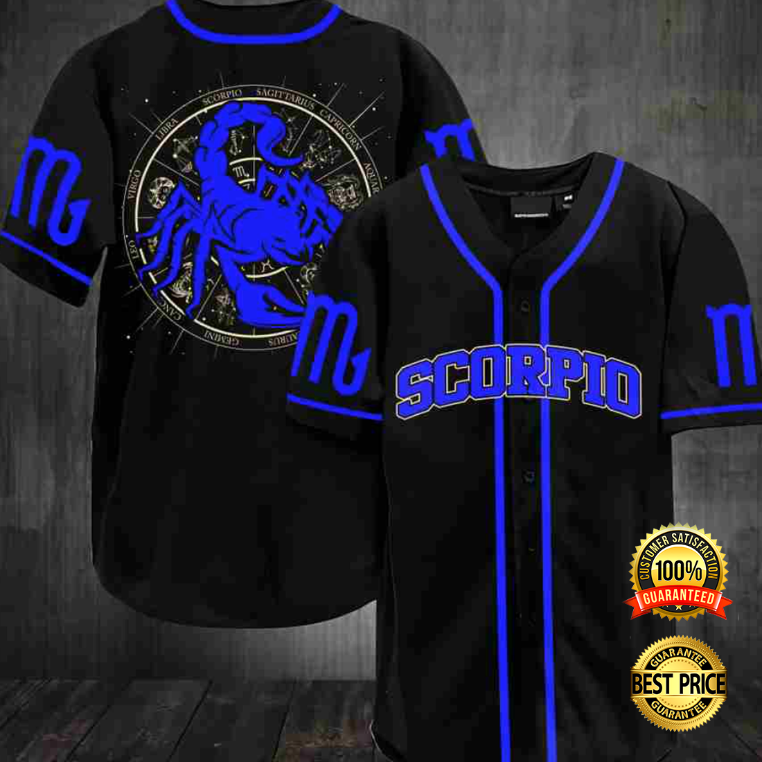 Scorpio baseball jersey