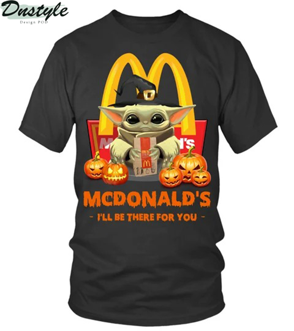 Halloween baby yoda dairy queen I’ll be there for you shirt