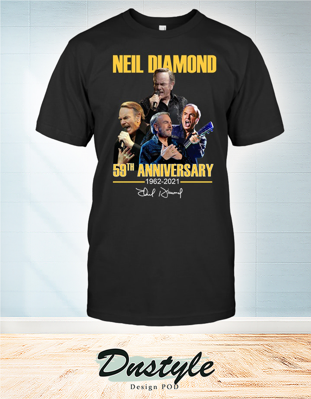 Yes I am old but I saw Neil Diamond on stage signature shirt