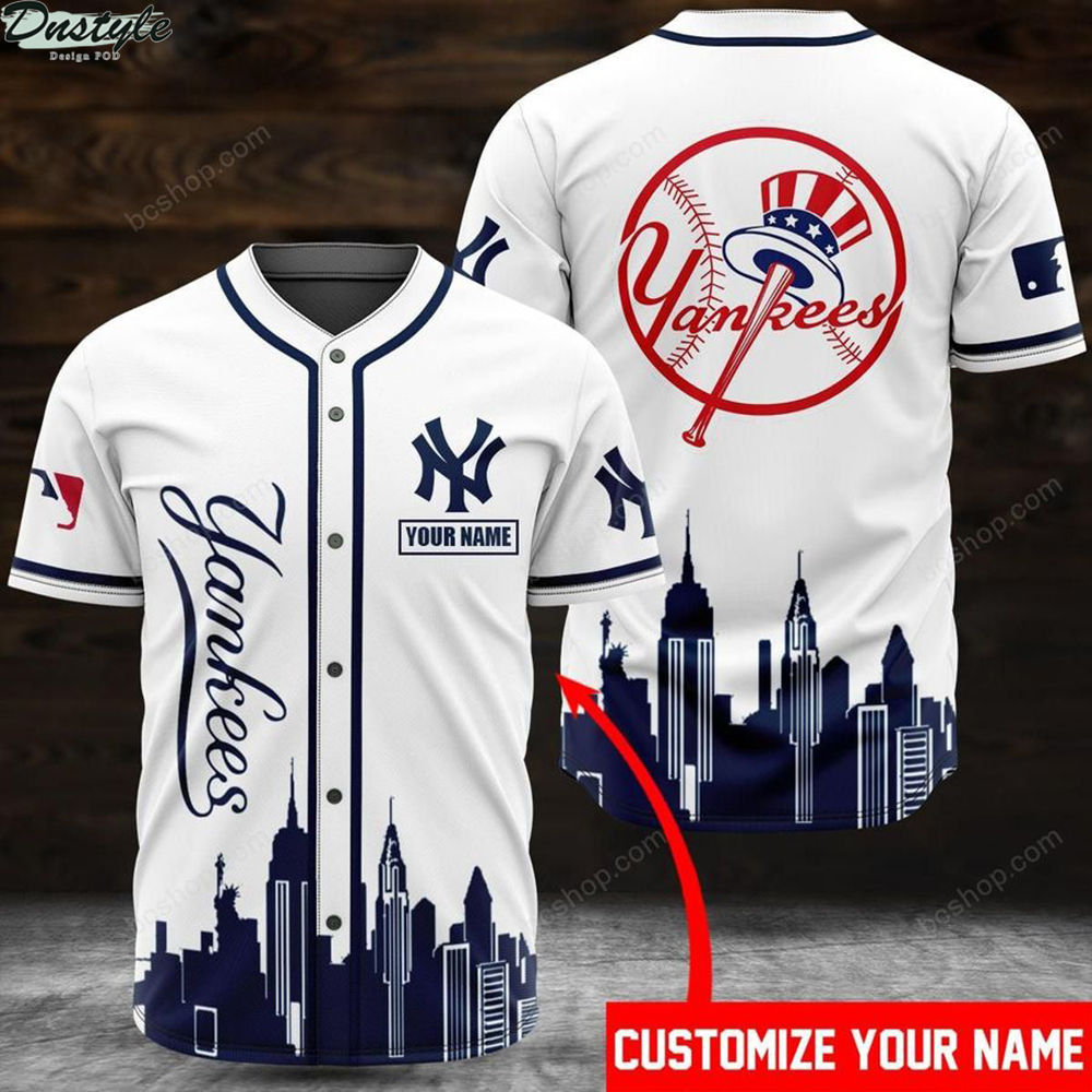 New york yankees personalized baseball jersey