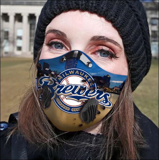 Los Angeles Dodgers filter activated carbon face mask