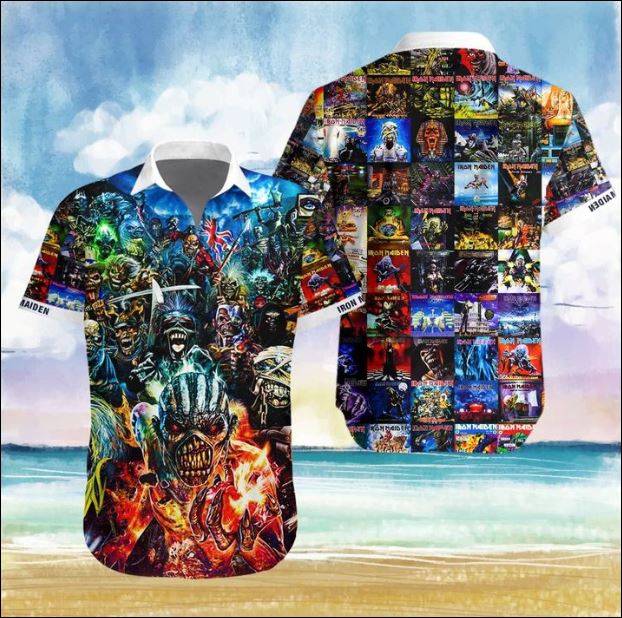 Iron Maiden band Hawaiian 3D shirt