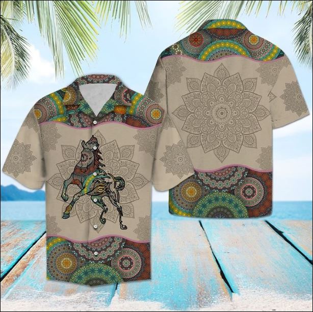 Horse Mandala hawaiian shirt