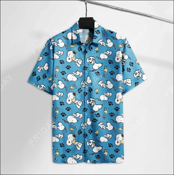 Snoopy and Woodstock hawaiian shirt