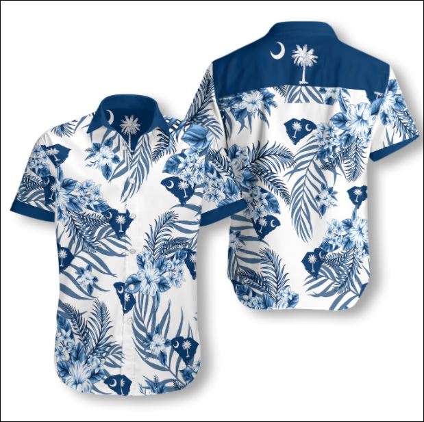 South Carolina tropical hawaiian shirt