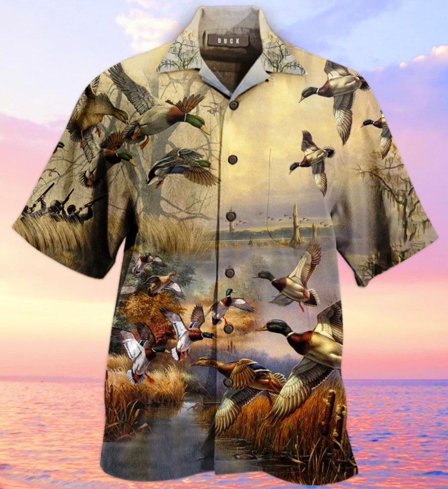 Mallards vintage hawaiian shirt