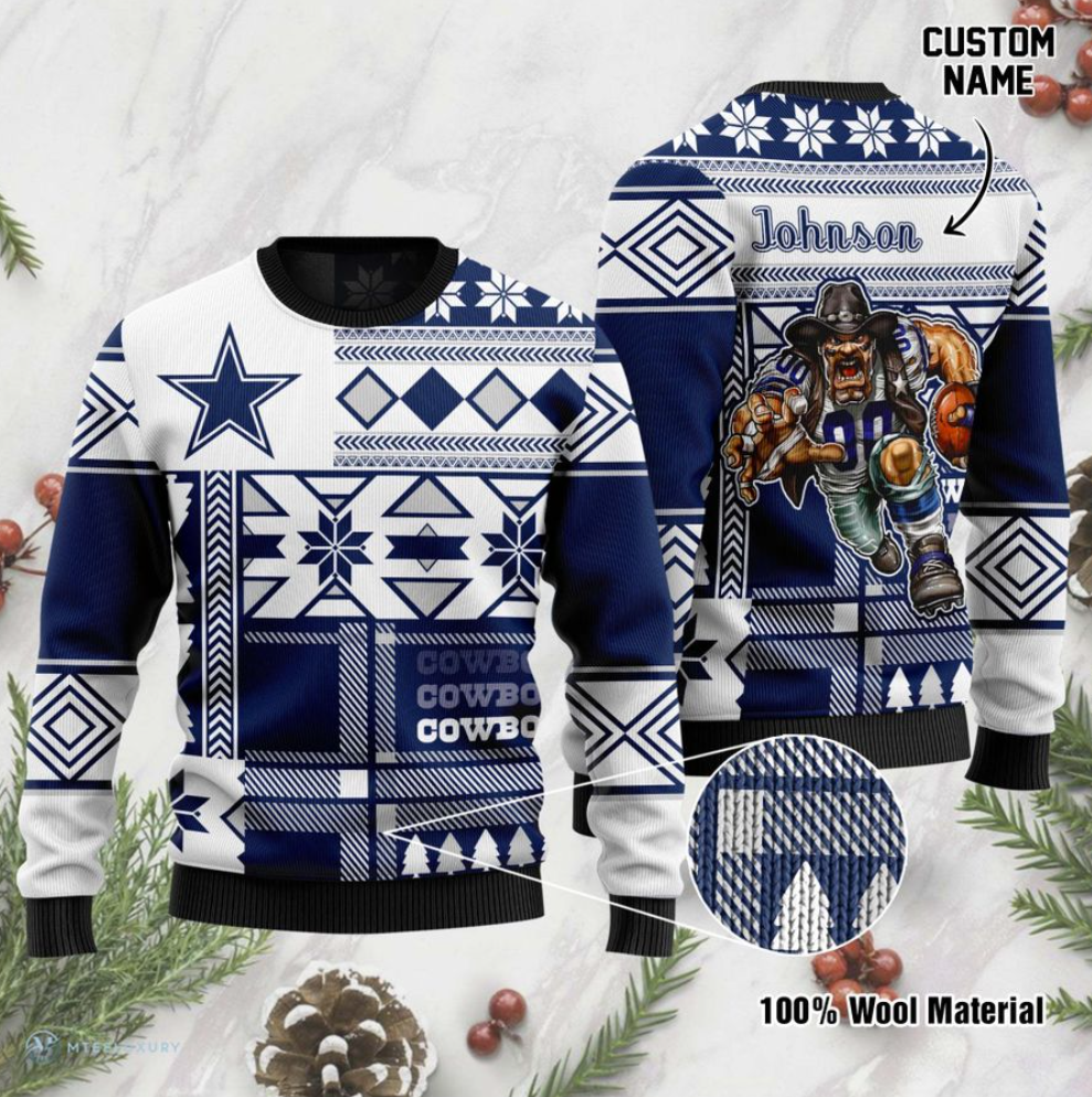 Personalized Chicago Bears ugly sweater