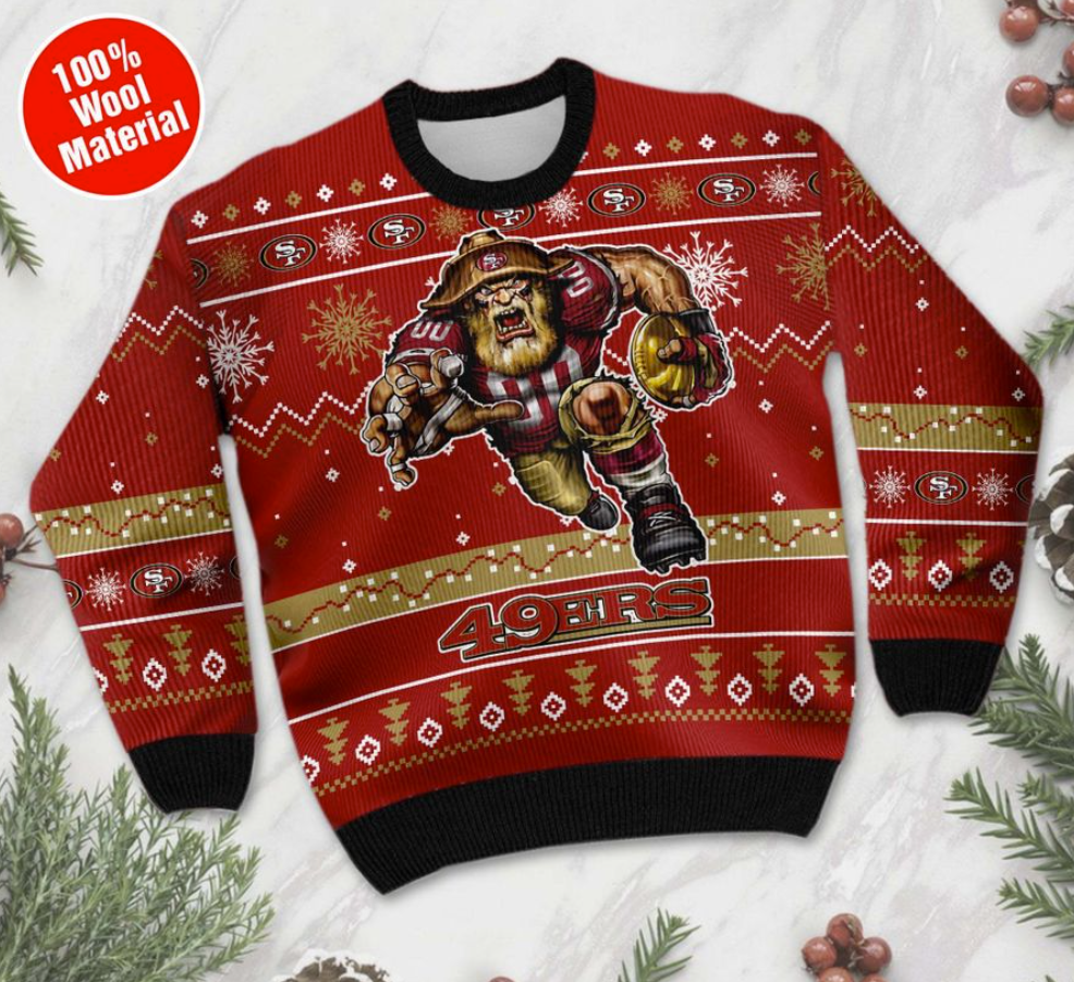 San Francisco 49ers ugly sweater 1