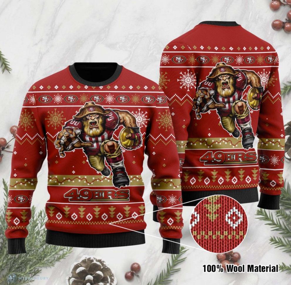 San Francisco 49ers ugly sweater