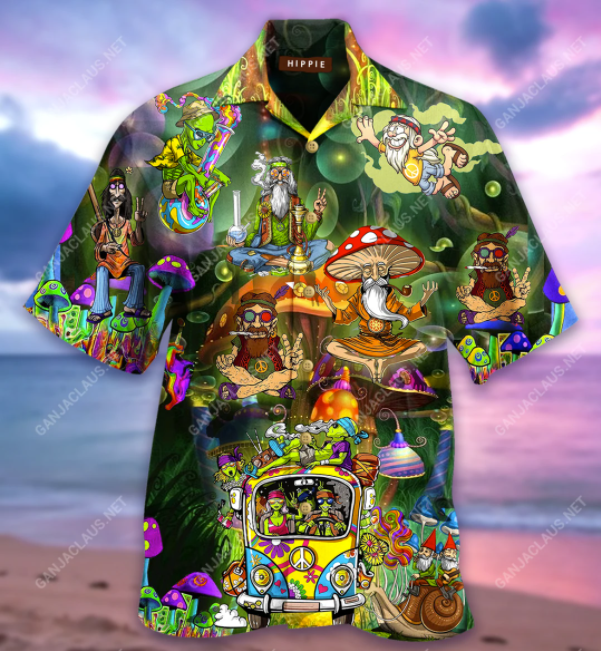 Hippie things hawaiian shirt