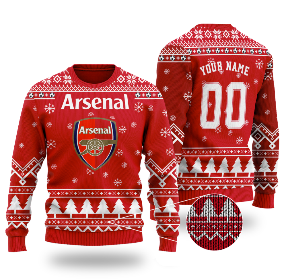 Personalized Manchester United ugly sweater