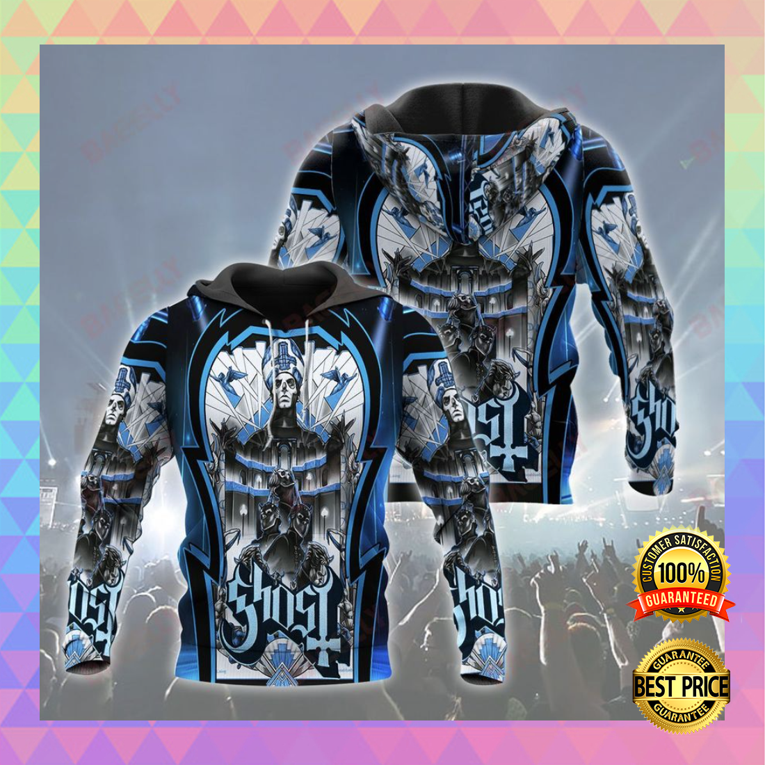 Def Leppard all over print 3D hoodie