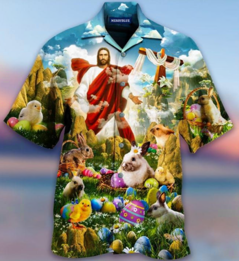 Happy Easter Jesus hawaiian shirt