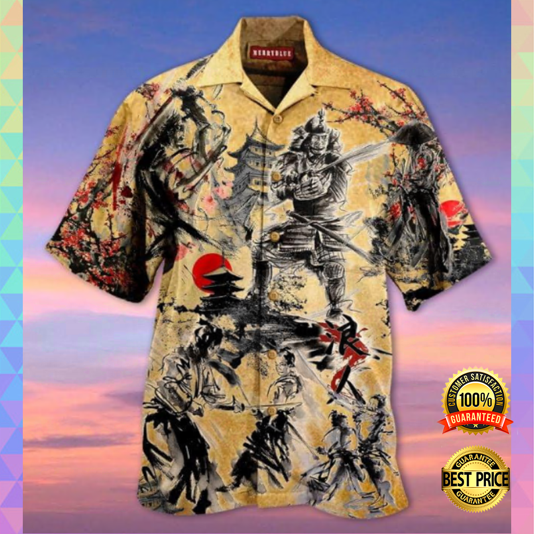 Samurai hawaiian shirt