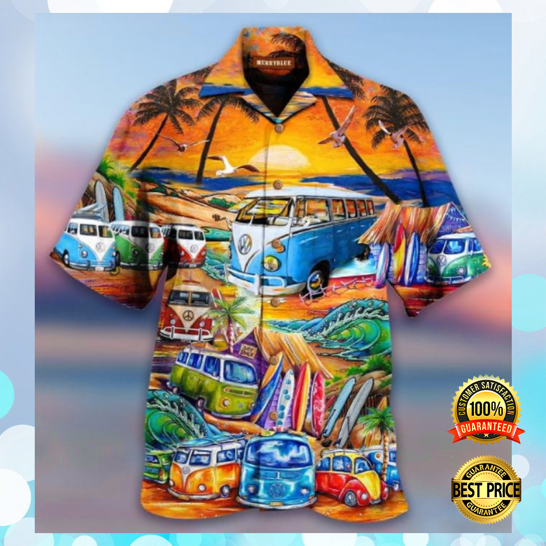 Volkswagen and into the ocean i go to lose my mind and find my soul hawaiian shirt