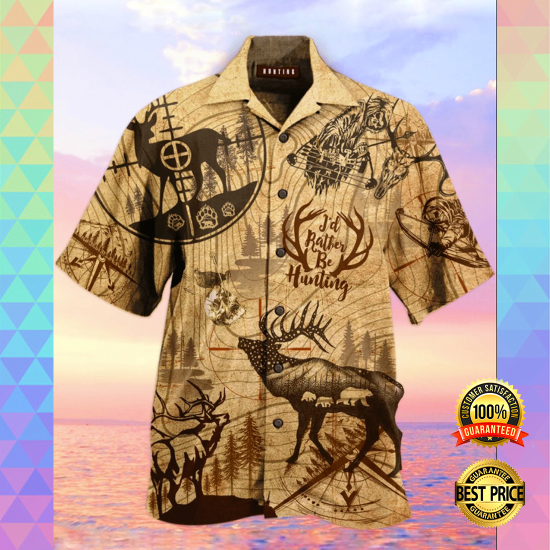 Hippie skull hawaiian shirt