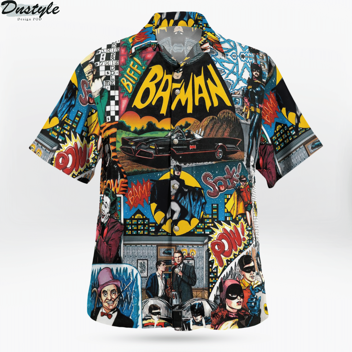 Batman 1966 tv series hawaiian shirt 1