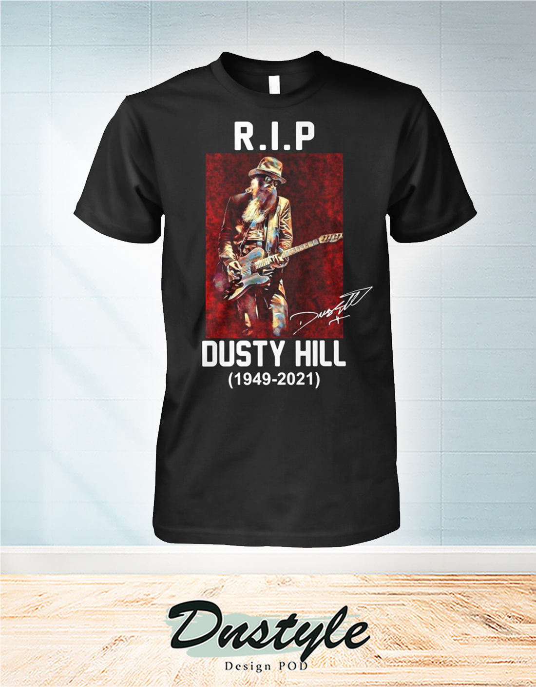 Zz Top Dusty Hill thanks for the memories shirt